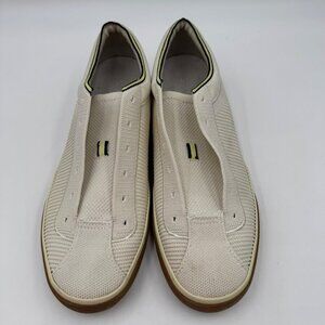 Rothys Beige Knit Sneaker Lace Up Casual Womens Size 9